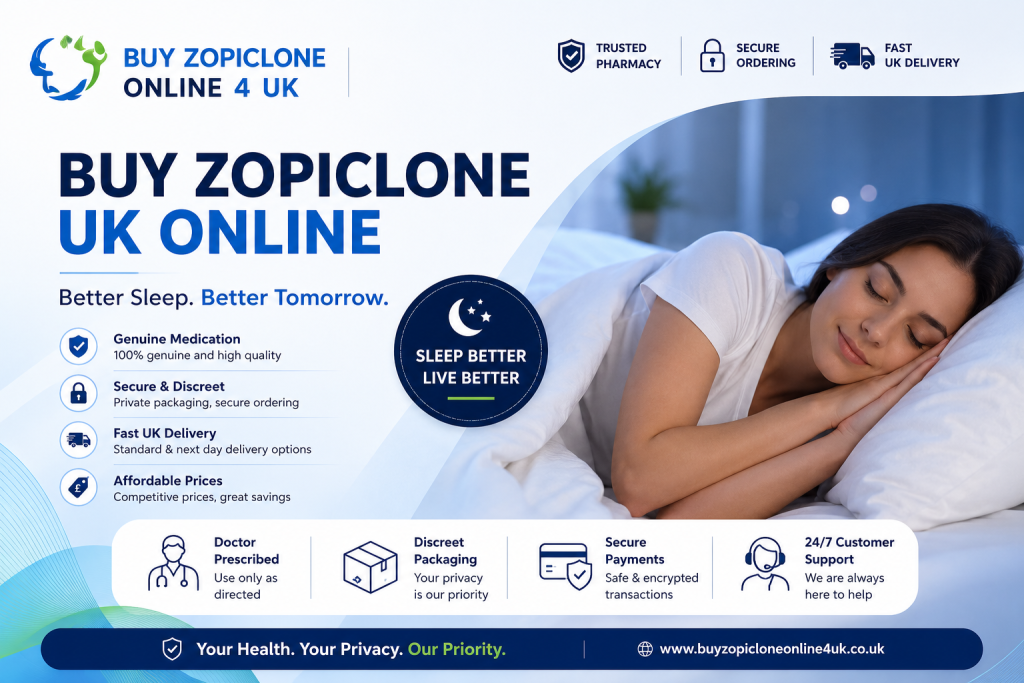 Buy Zopiclone UK online from just £0.69 per tablet. Trusted quality, secure checkout, discreet packaging, and fast delivery across the UK.