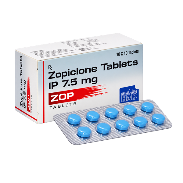 Buy Zopiclone 7.5mg Zop Blue Tablets UK Next-Day Delivery | prescription-only medicine