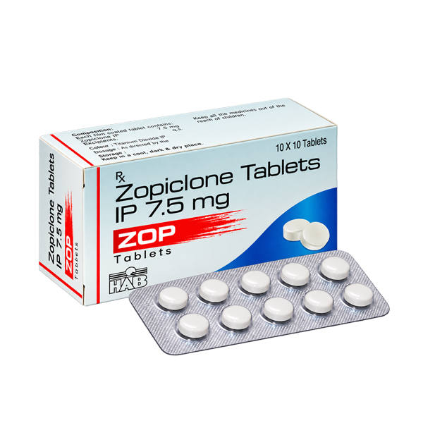 Buy Zopiclone 7.5mg Zop White Tablets UK Next-Day Delivery | prescription-only medicine